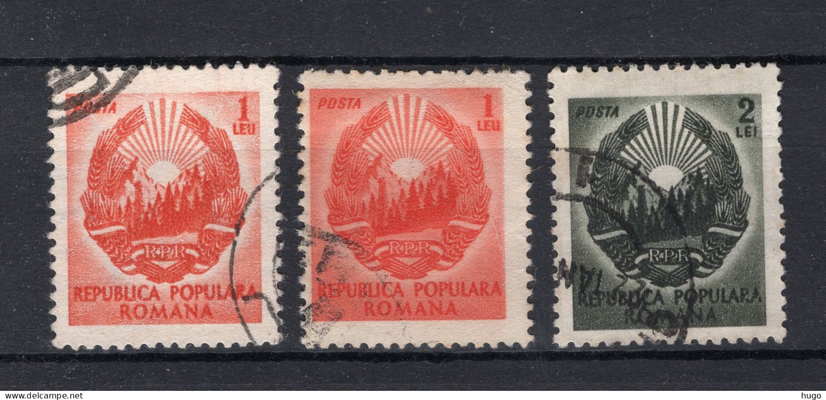ROEMENIE Yt. 1099/1100° Gestempeld 1950 - Used Stamps