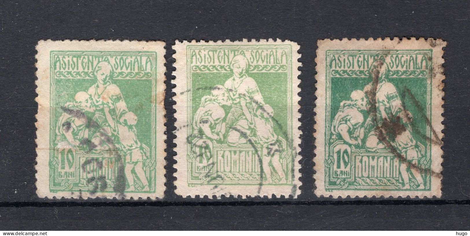 ROEMENIE Mi. Z9° Gestempeld Asistenta Sociala 1921 - Used Stamps