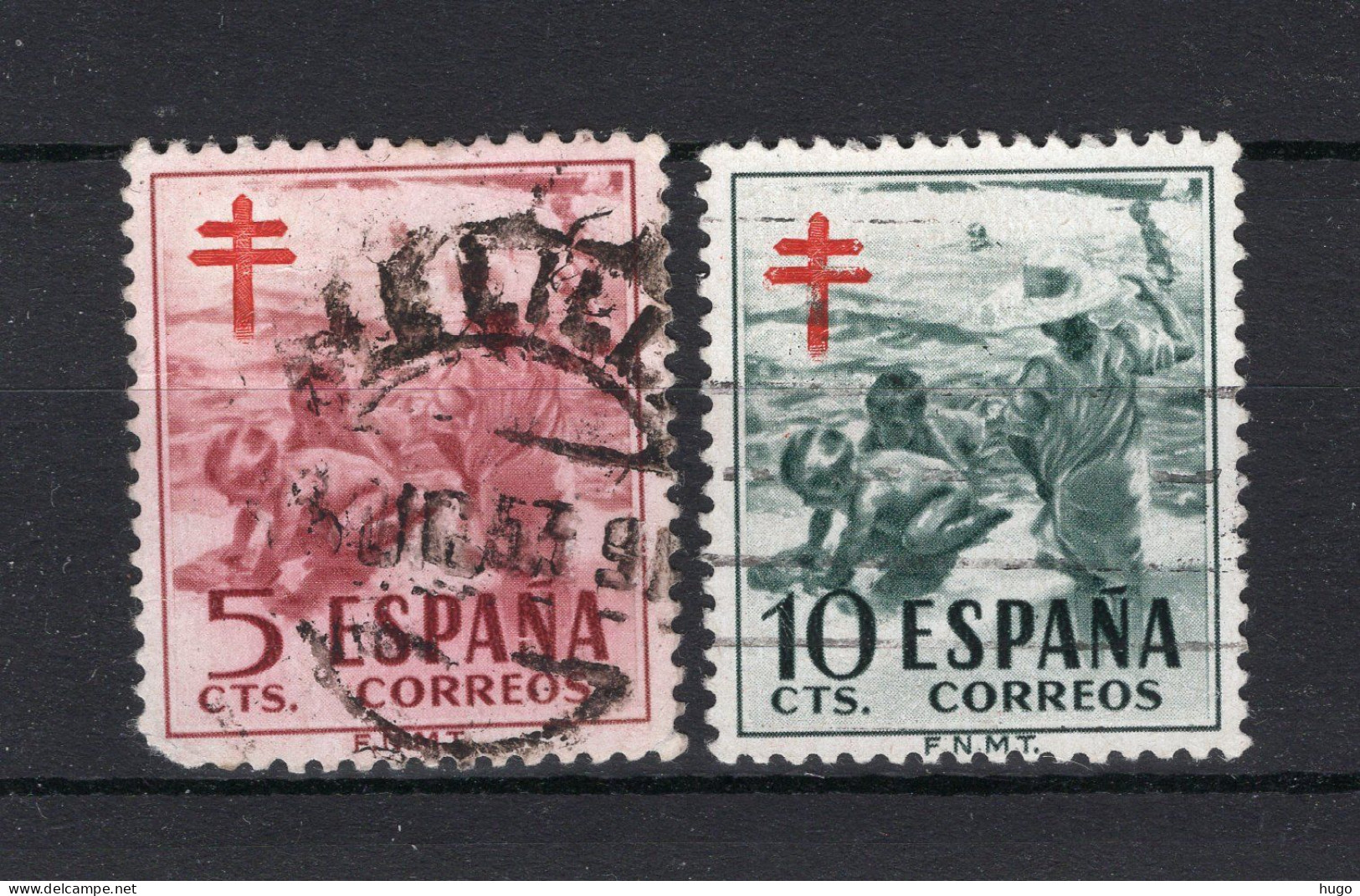 SPANJE Yt. 824/825° Gestempeld 1951 - Used Stamps