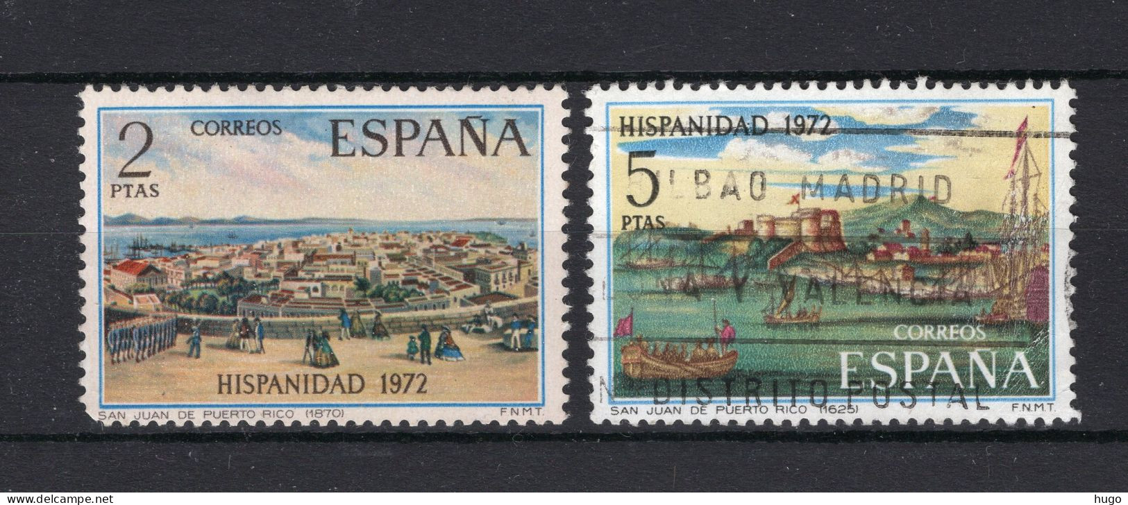 SPANJE Yt. 1762/1763° Gestempeld 1972 - Gebraucht