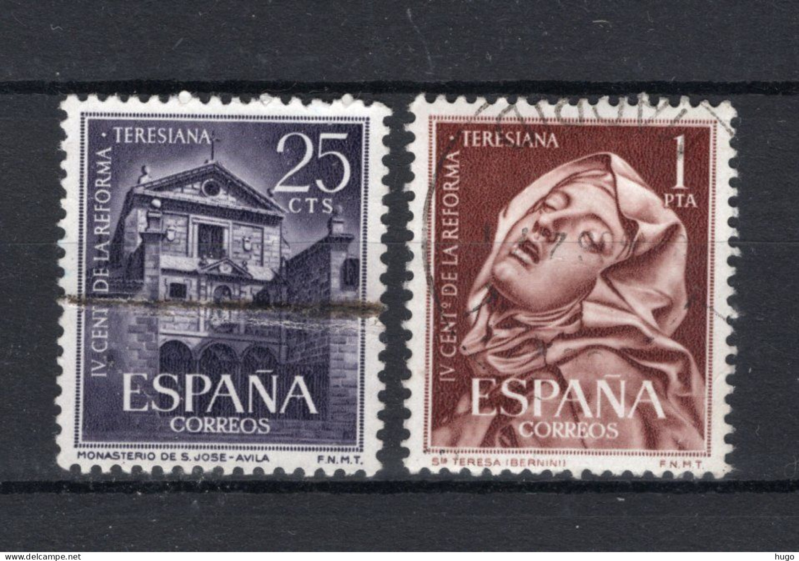 SPANJE Yt. 1093/1094° Gestempeld 1962 - Gebraucht