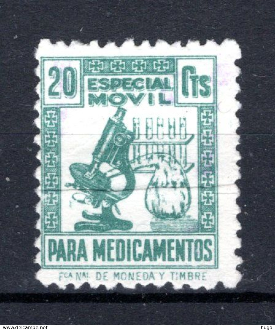 SPANJE Revenues  Special For Medicines 1939  - Revenue Stamps