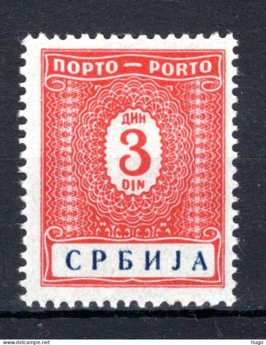 SERVIE Yt. T11 MNH 1942 - Taks Zegel - Serbie