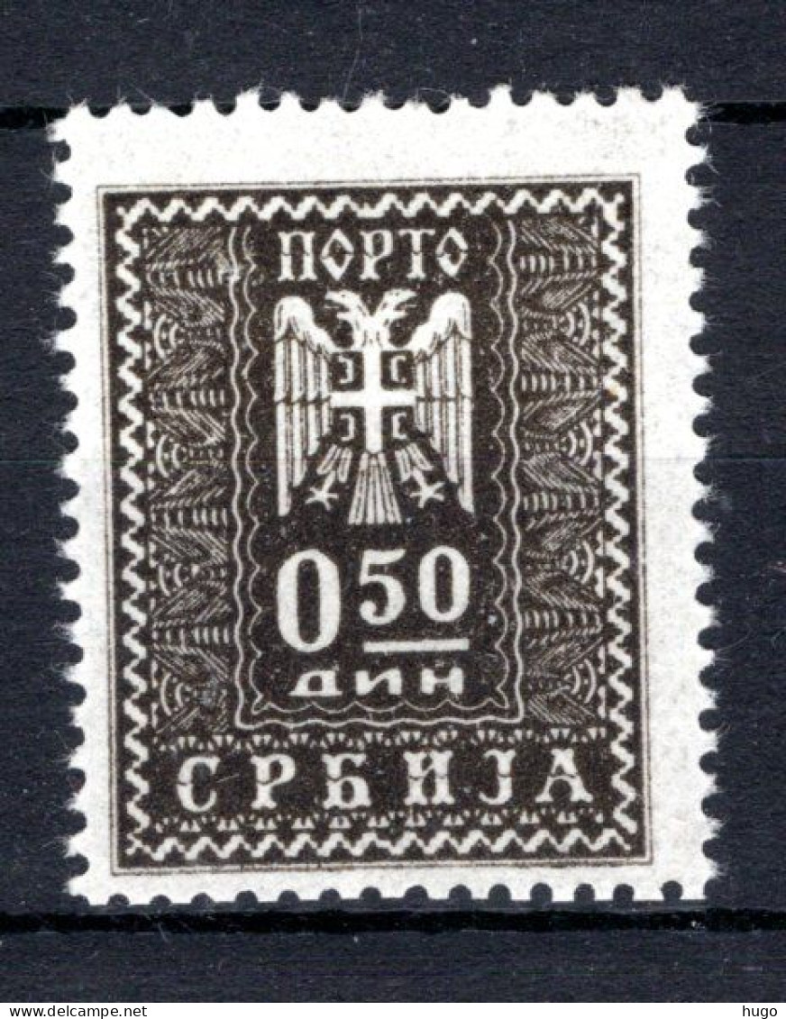 SERVIE Yt. T16 MNH 1943 - Taks Zegel - Serbie