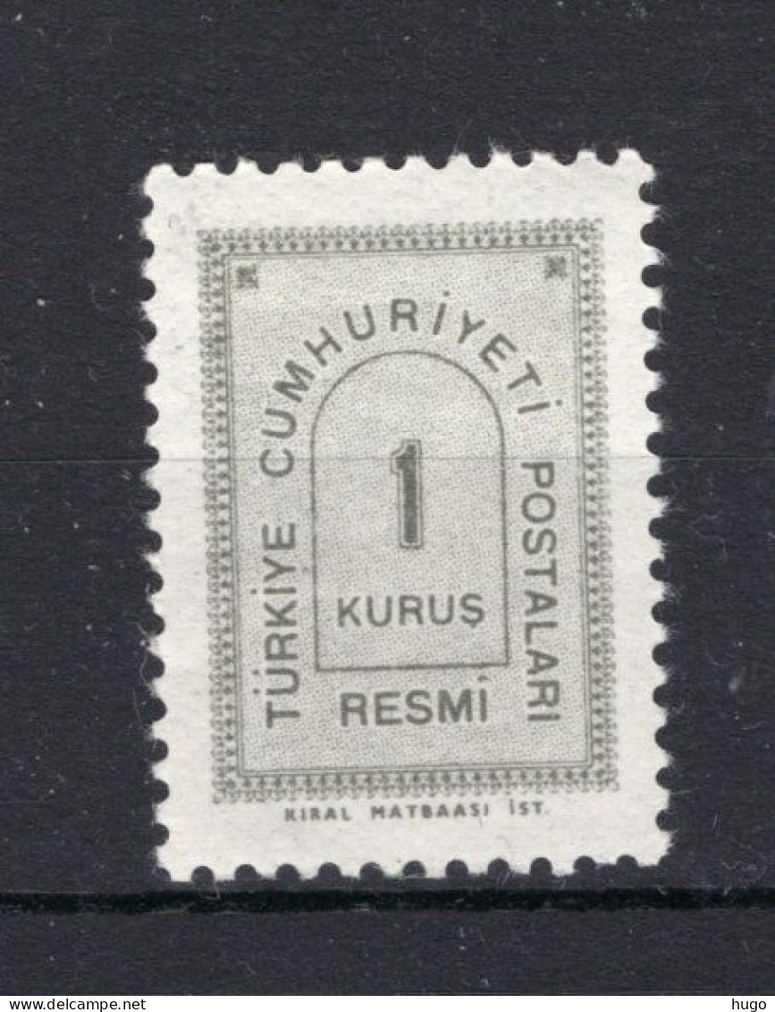 TURKIJE Yt. S82 MH Dienstzegel 1963 - Timbres De Service