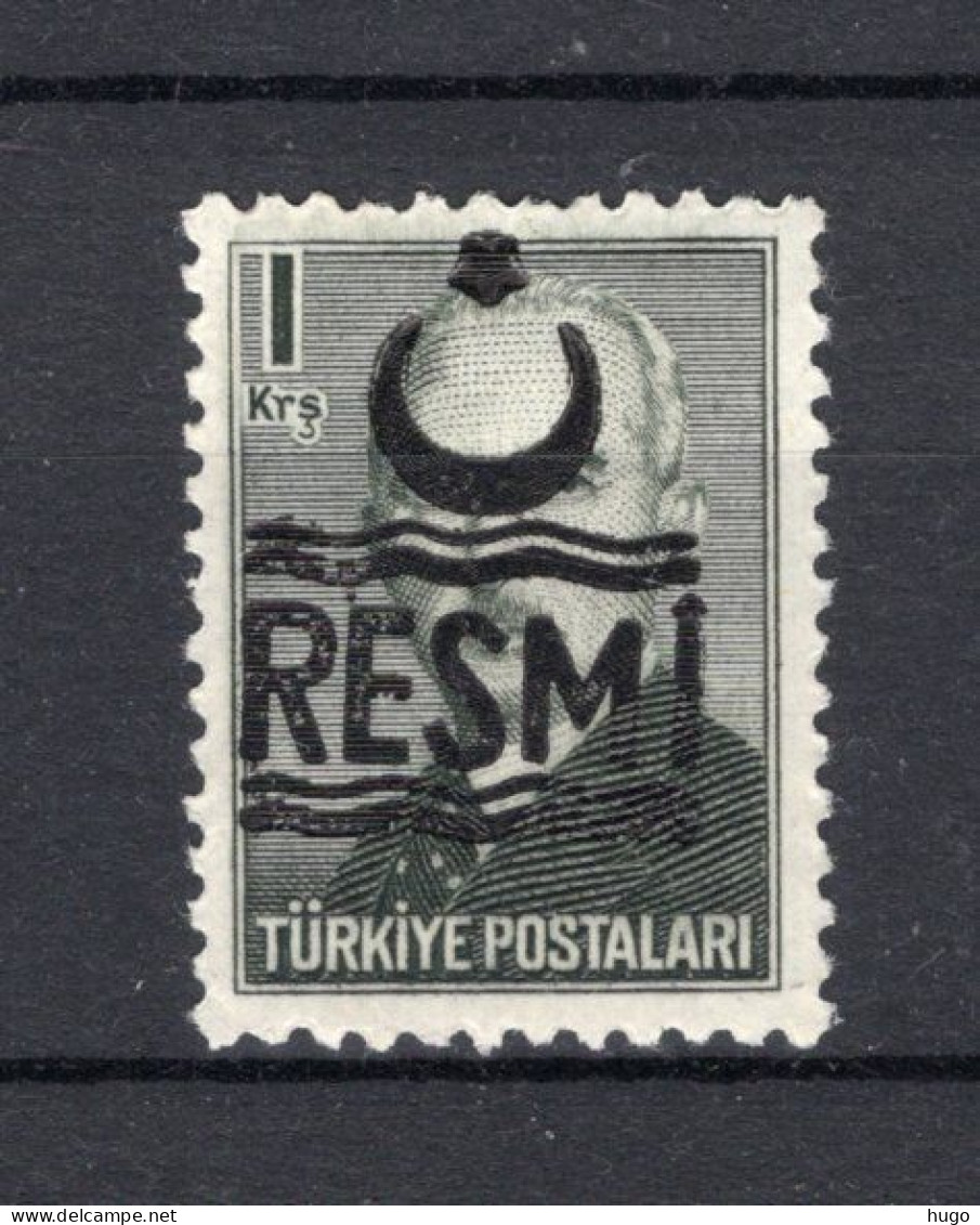 TURKIJE Yt. S39 MNH Dienstzegel 1956-1957 - Dienstmarken