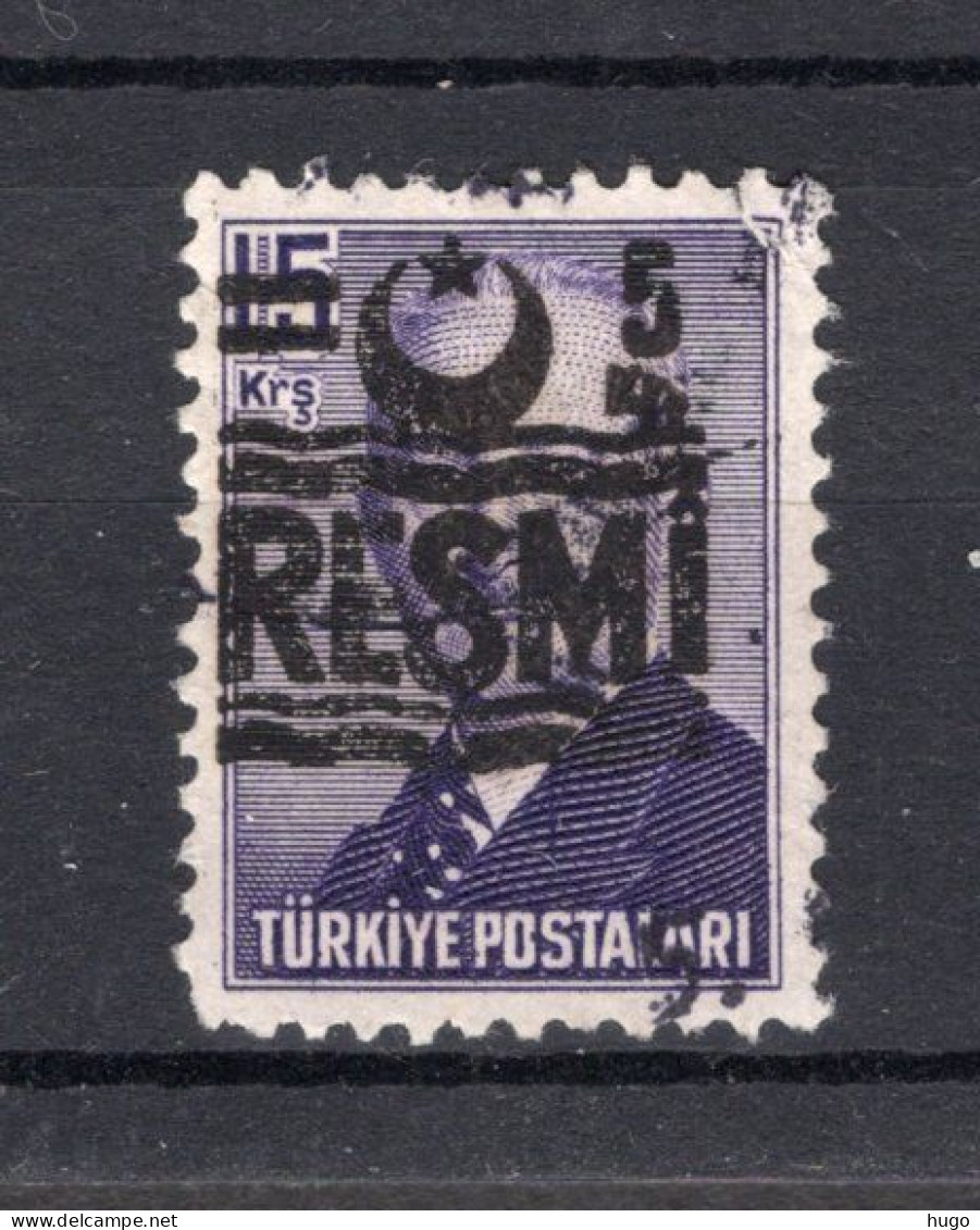 TURKIJE Yt. S30° Gestempeld Dienstzegel 1955 - Timbres De Service