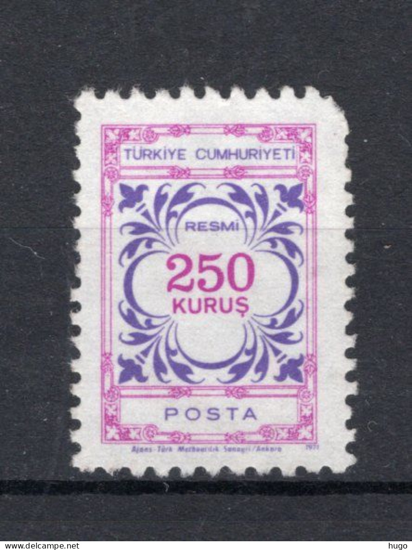 TURKIJE Yt. S124° Gestempeld Dienstzegel 1971 - Official Stamps