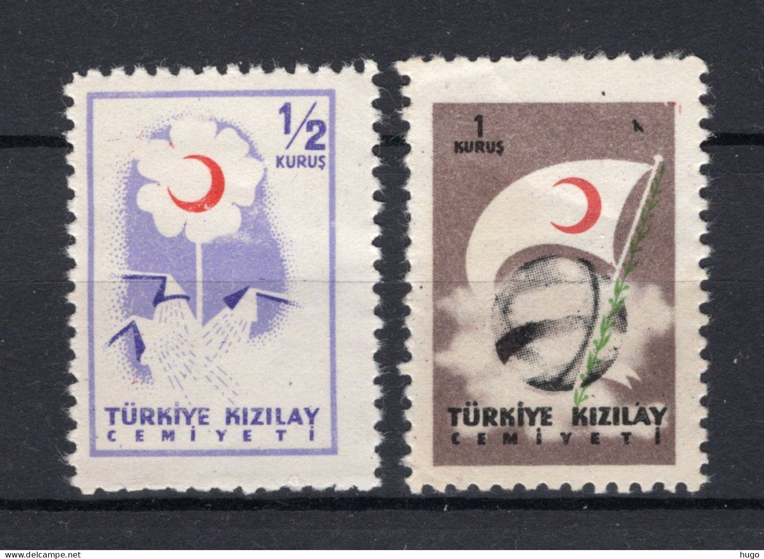 TURKIJE Yt. B243/244 MNH 1958 - Wohlfahrtsmarken