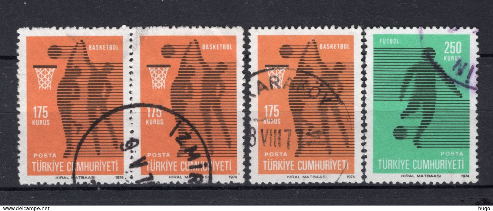 TURKIJE Yt. 2114/2115° Gestempeld 1974 - Gebraucht