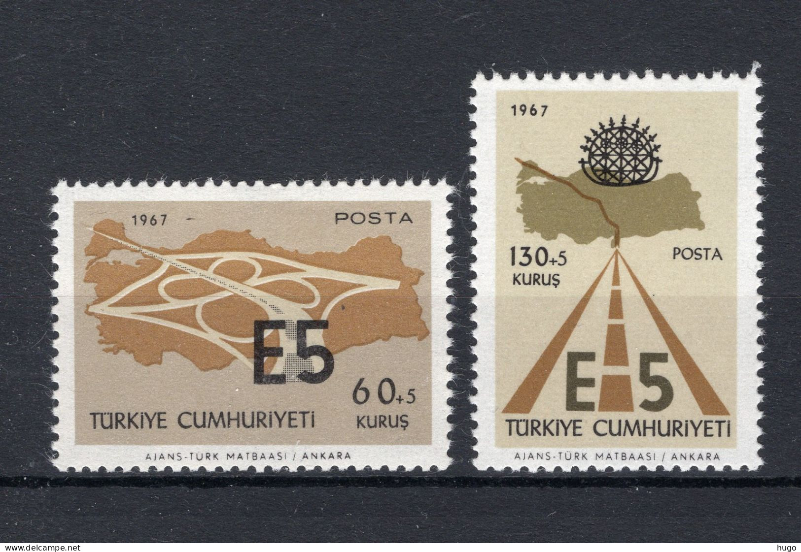 TURKIJE Yt. 1831/1832 MNH 1967 - Unused Stamps