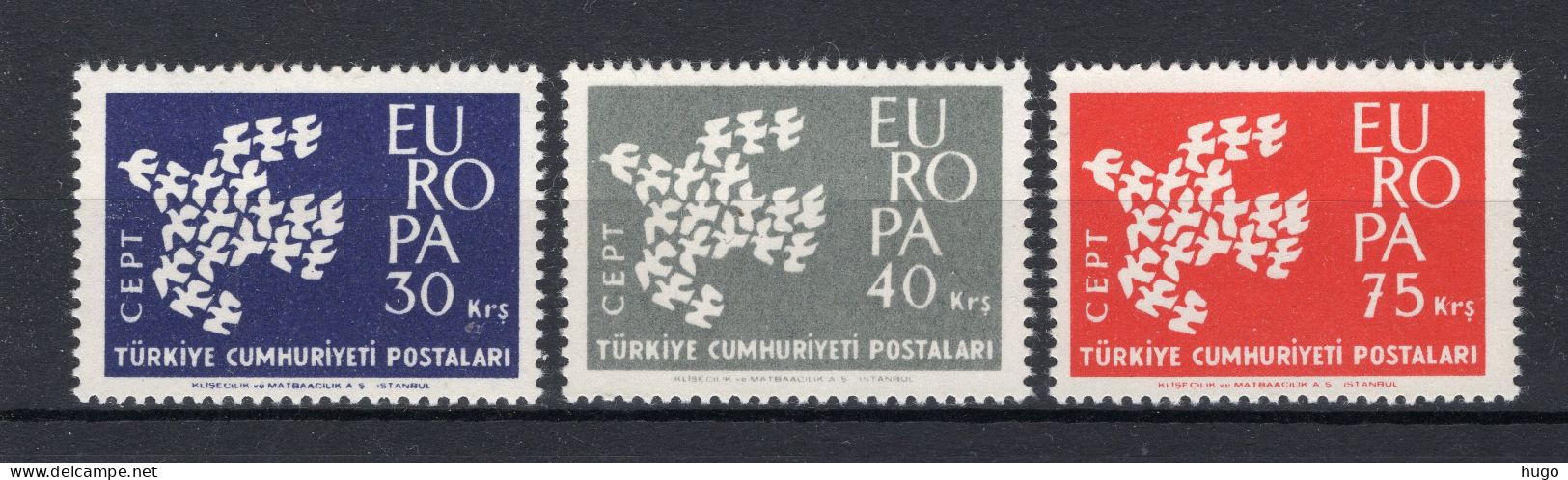 TURKIJE Yt. 1599/1601 MNH 1961 - Unused Stamps