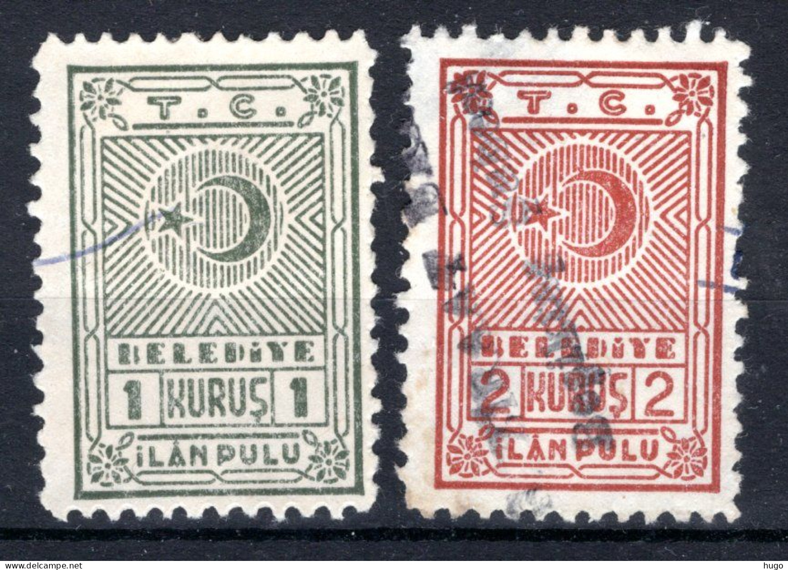 TURKIJE Revenue Tax Stamp ° Gestempeld 1930 - Gebruikt