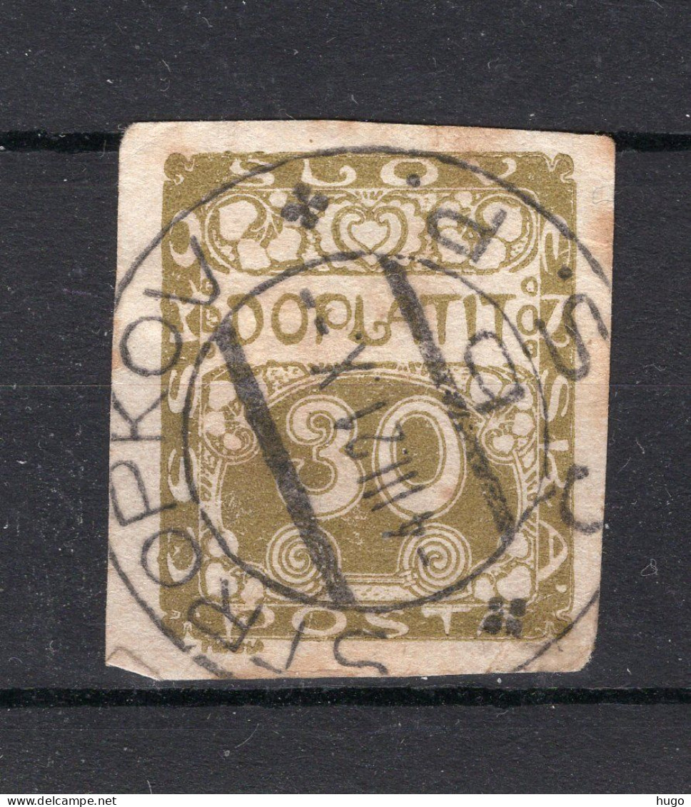 TSJECHOSLOVAKIJE Yt. T6° Gestempeld Portzegel 1919-1922 - Postage Due