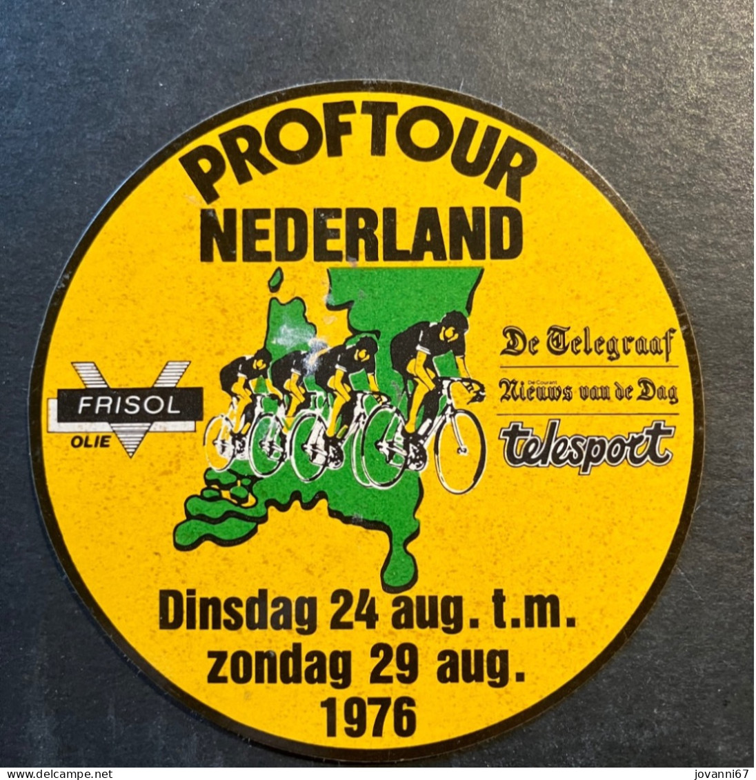 Ronde Van Nederland 1976 -  Sticker - Cyclisme - Ciclismo -wielrennen - Cycling