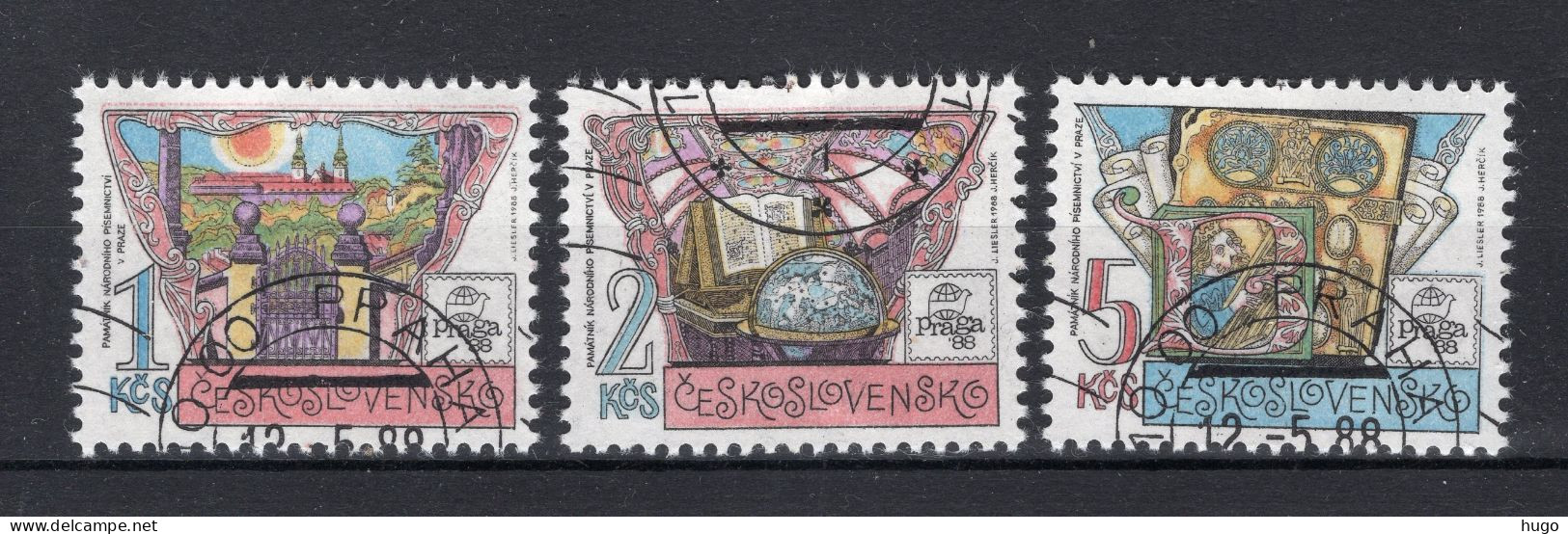 TSJECHOSLOVAKIJE Yt. 2767/2769° Gestempeld 1988 - Used Stamps
