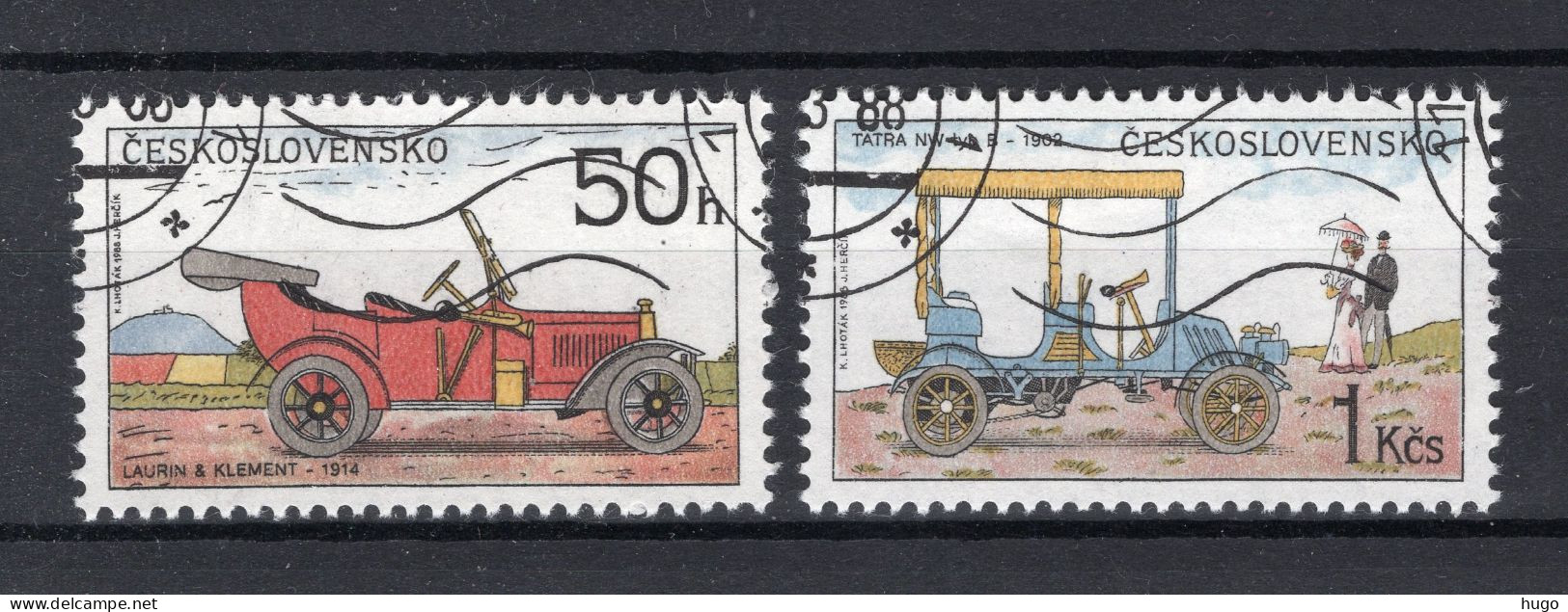 TSJECHOSLOVAKIJE Yt. 2757/2758° Gestempeld 1988 - Used Stamps