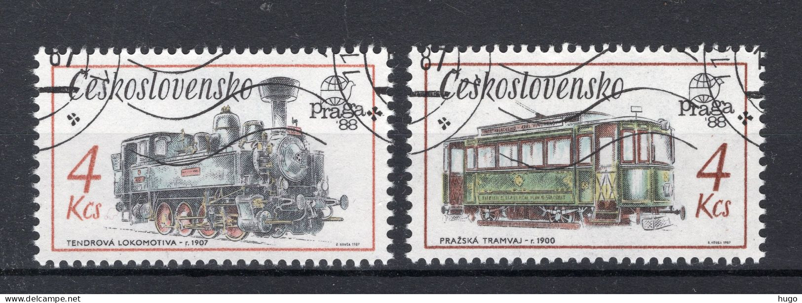 TSJECHOSLOVAKIJE Yt. 2724/2725° Gestempeld 1987 - Used Stamps