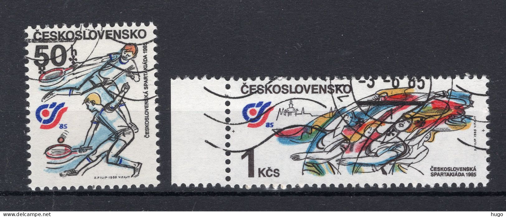 TSJECHOSLOVAKIJE Yt. 2632/2633° Gestempeld 1985 - Used Stamps