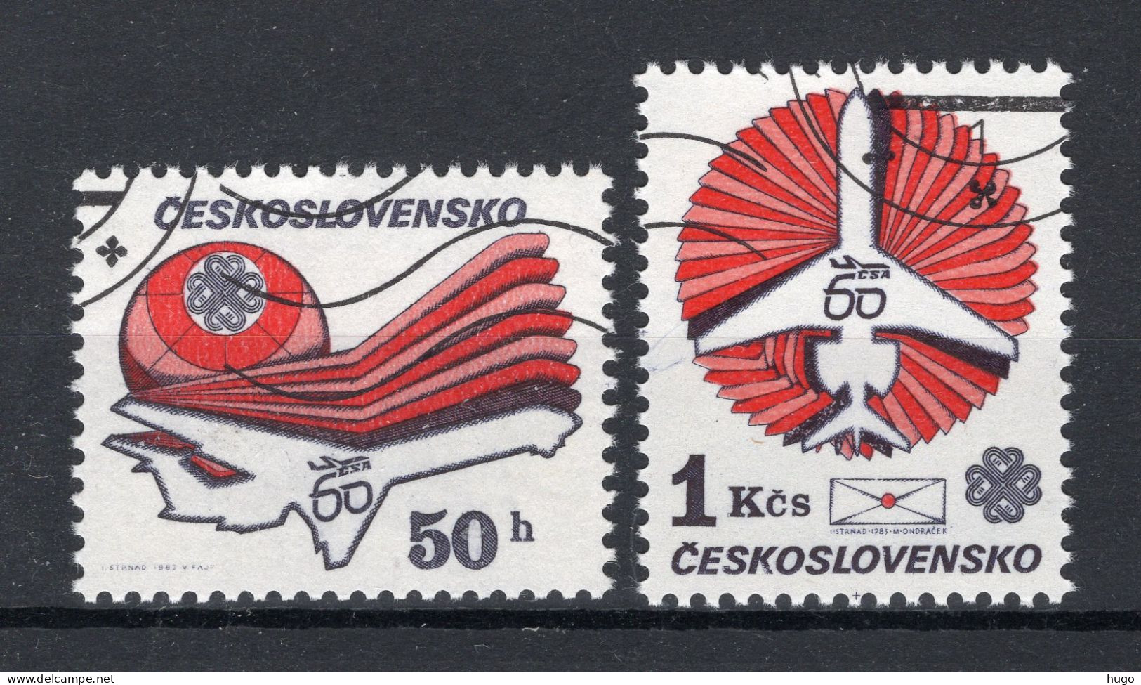 TSJECHOSLOVAKIJE Yt. 2546/2547° Gestempeld 1983 - Used Stamps