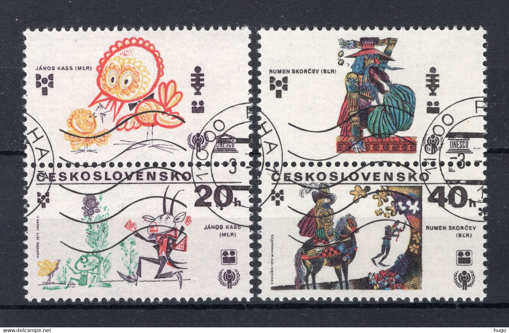 TSJECHOSLOVAKIJE Yt. 2345/2346° Gestempeld 1979 - Used Stamps
