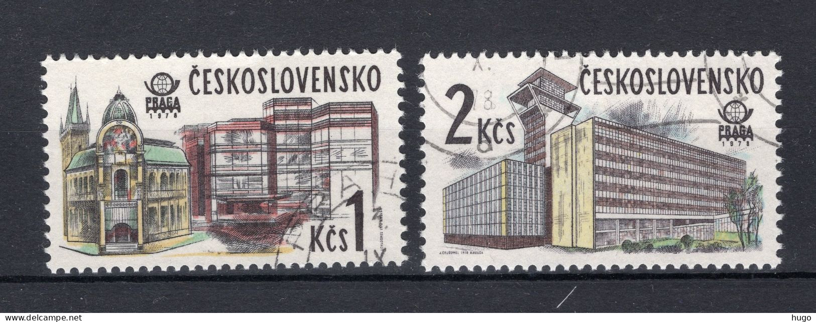 TSJECHOSLOVAKIJE Yt. 2290/2291° Gestempeld 1978 - Used Stamps