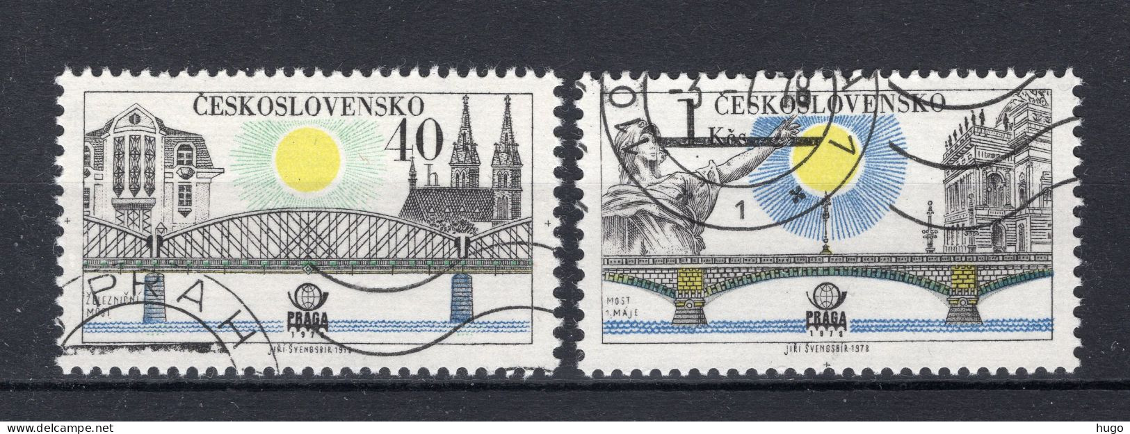 TSJECHOSLOVAKIJE Yt. 2279/2280° Gestempeld 1978 - Used Stamps