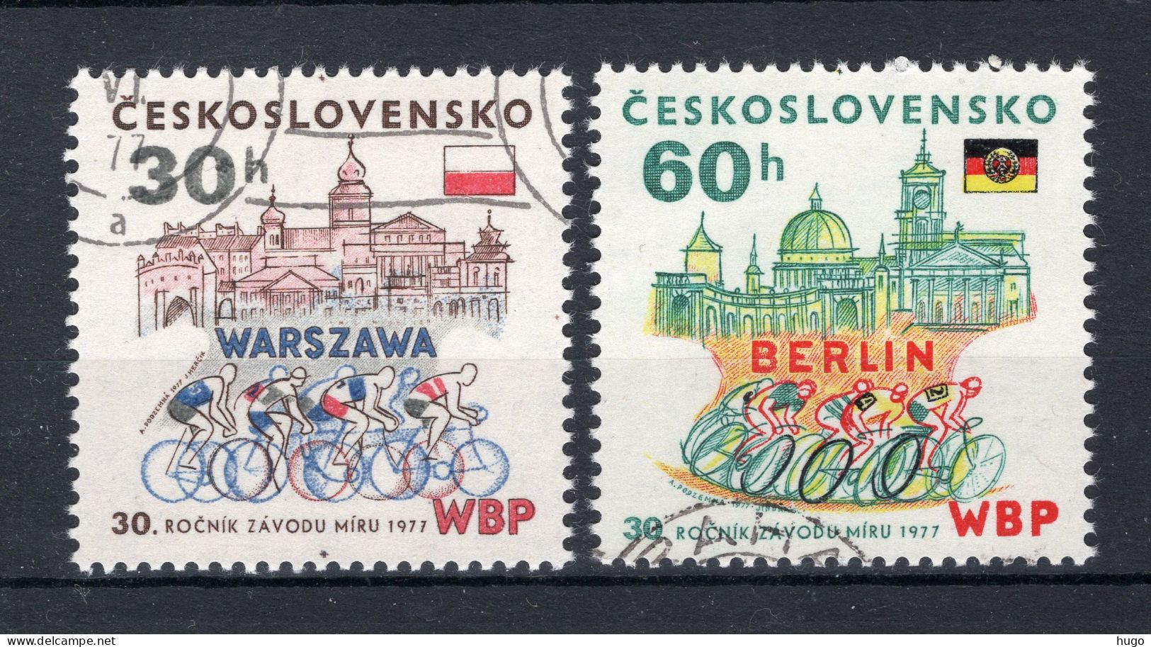 TSJECHOSLOVAKIJE Yt. 2206/2207° Gestempeld 1977 - Used Stamps