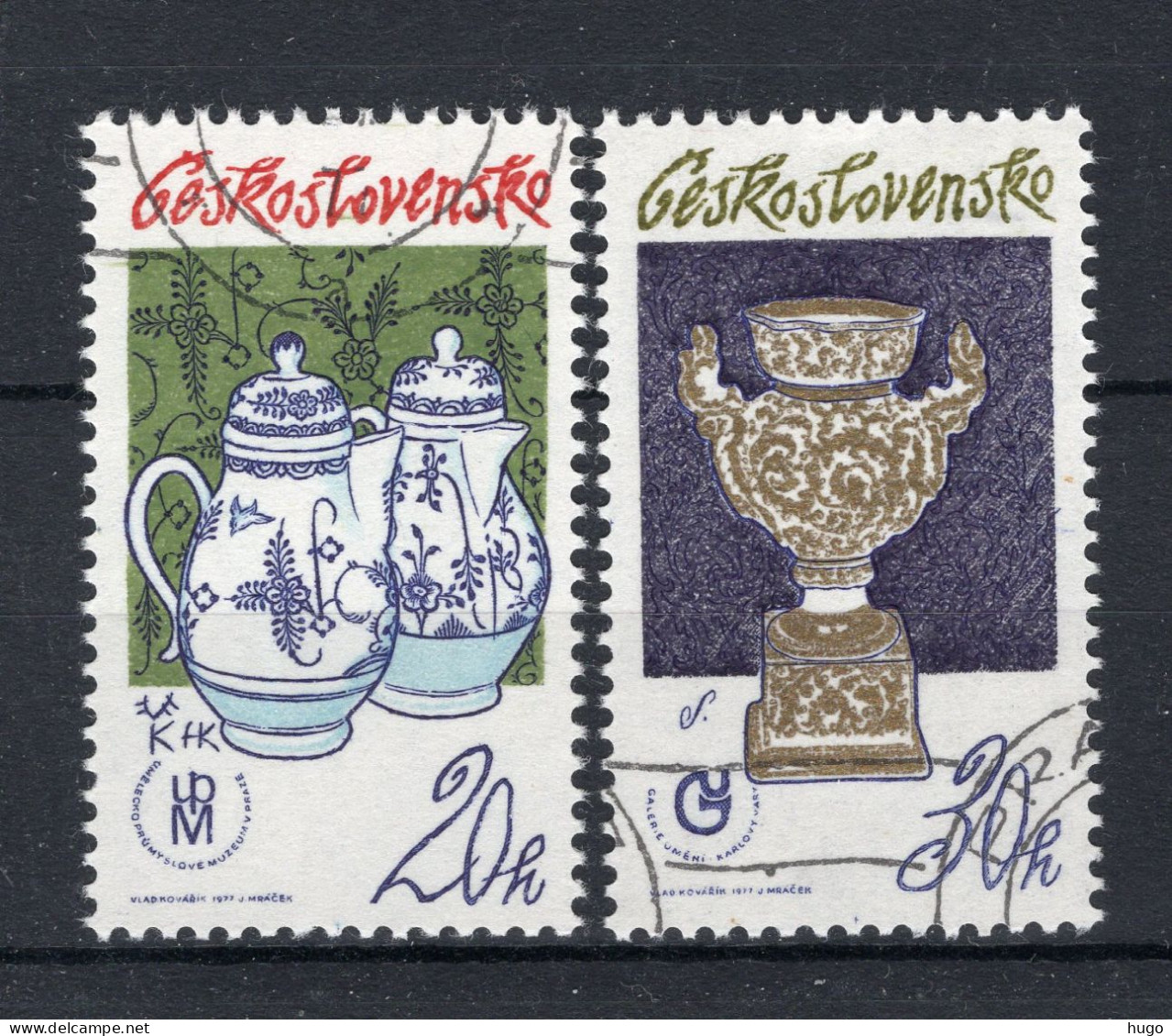 TSJECHOSLOVAKIJE Yt. 2217/2218° Gestempeld 1977 - Used Stamps