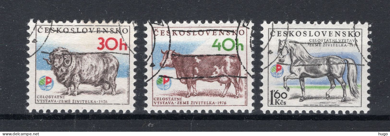 TSJECHOSLOVAKIJE Yt. 2172/2174° Gestempeld 1976 - Used Stamps