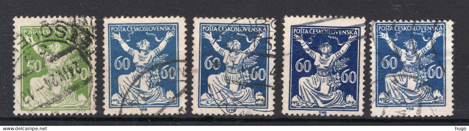 TSJECHOSLOVAKIJE Yt. 168/169° Gestempeld 1920-1925 - Used Stamps