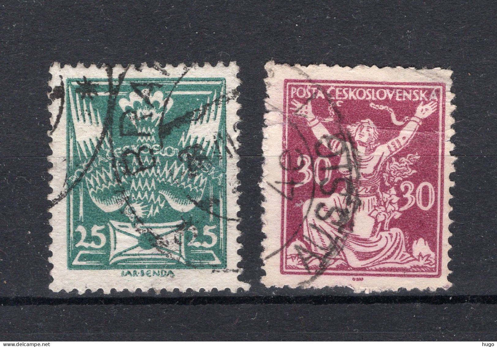 TSJECHOSLOVAKIJE Yt. 163/164° Gestempeld 1920-1925 - Used Stamps