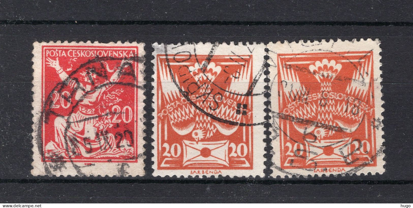 TSJECHOSLOVAKIJE Yt. 160/161° Gestempeld 1920-1925 - Used Stamps