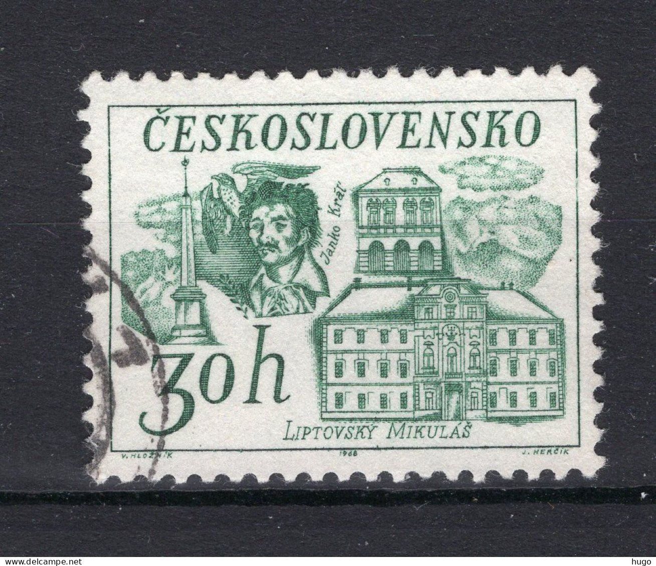 TSJECHOSLOVAKIJE Yt. 1624° Gestempeld 1968 - Used Stamps