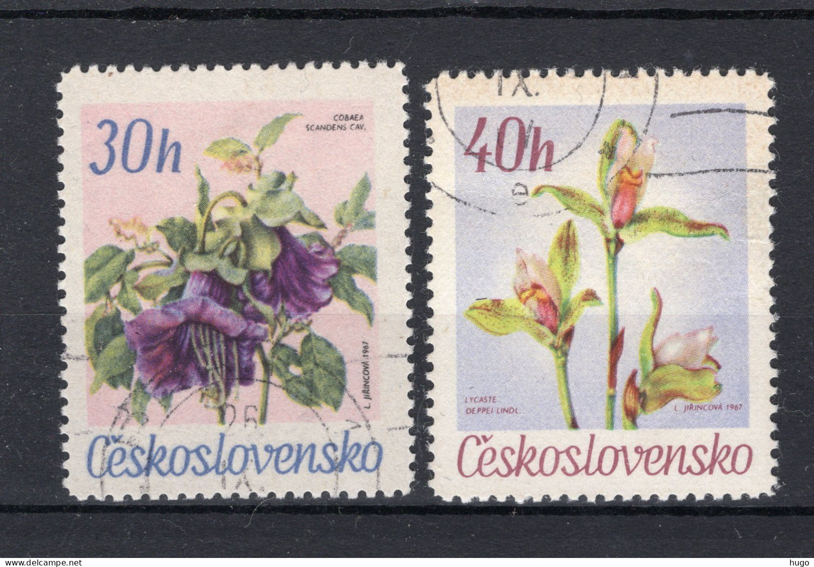 TSJECHOSLOVAKIJE Yt. 1585/1586° Gestempeld 1967 - Used Stamps