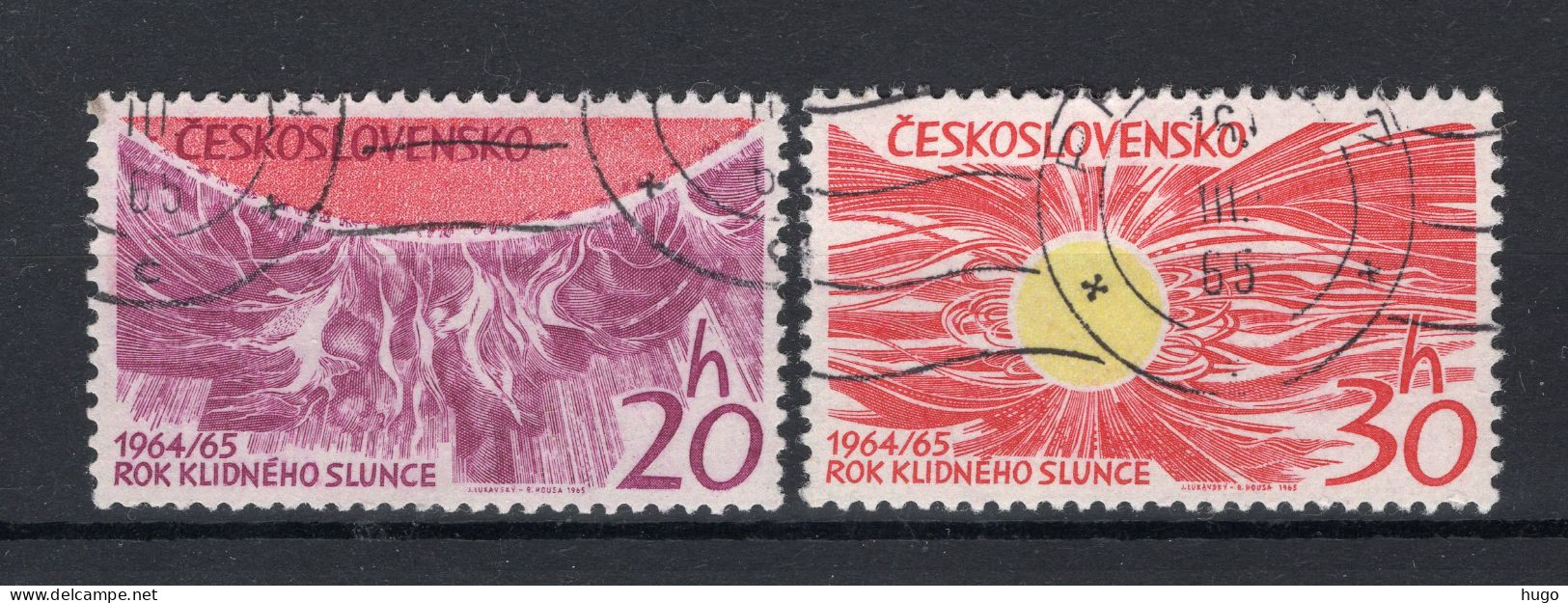 TSJECHOSLOVAKIJE Yt. 1381/1382° Gestempeld 1965 - Used Stamps