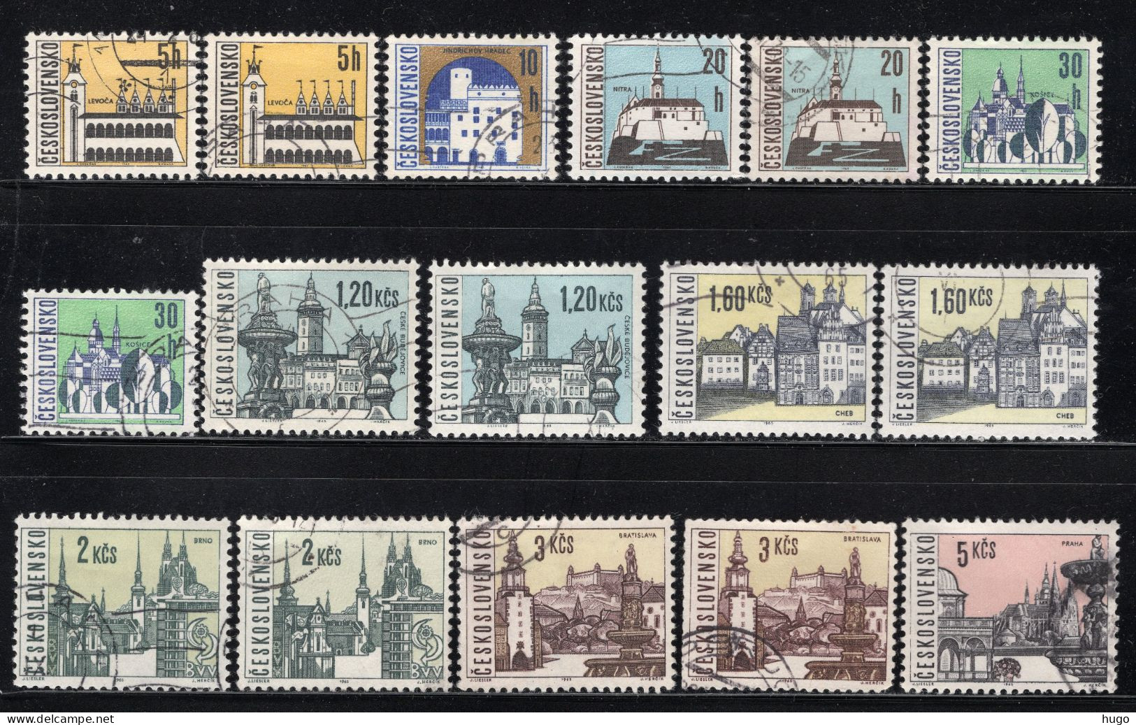 TSJECHOSLOVAKIJE Yt. 1439/1447° Gestempeld 1965 - Used Stamps