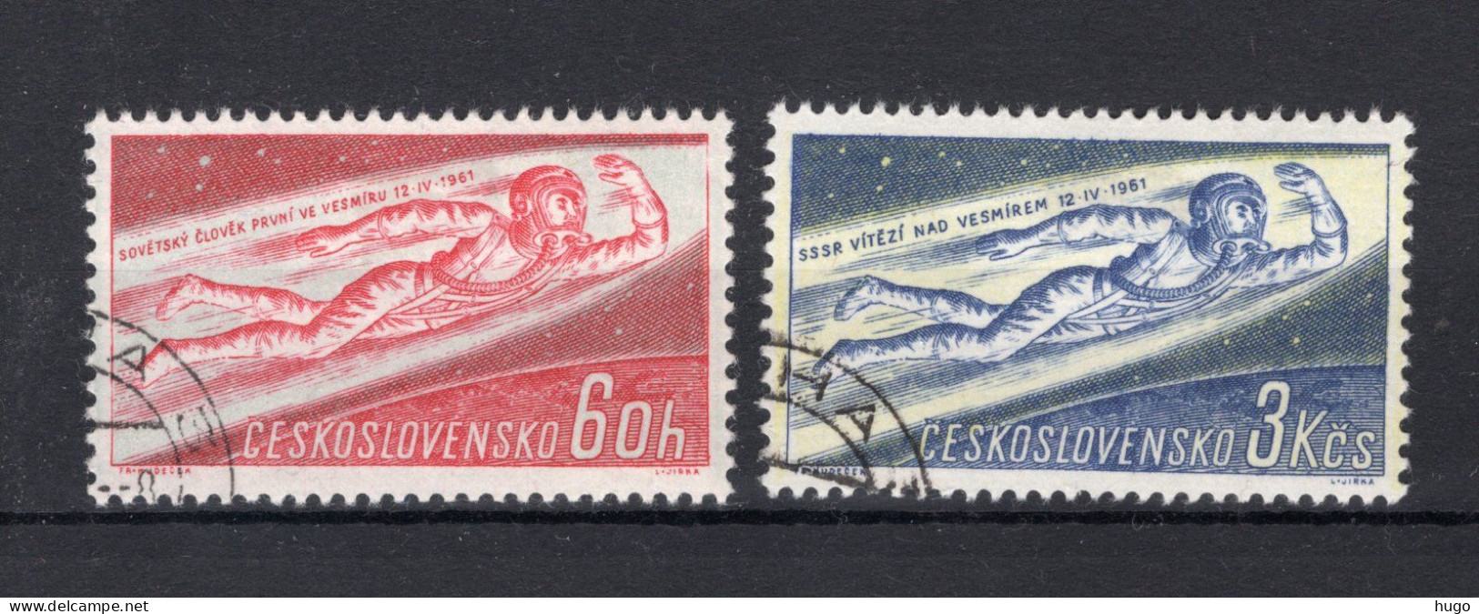 TSJECHOSLOVAKIJE Yt. 1145/1146° Gestempeld 1961 - Used Stamps