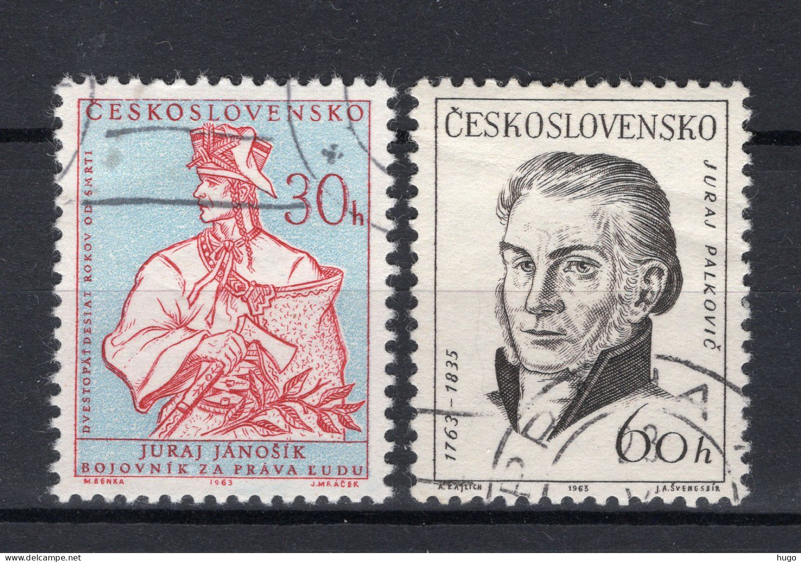 TSJECHOSLOVAKIJE Yt. 1262/1263° Gestempeld 1963 - Used Stamps