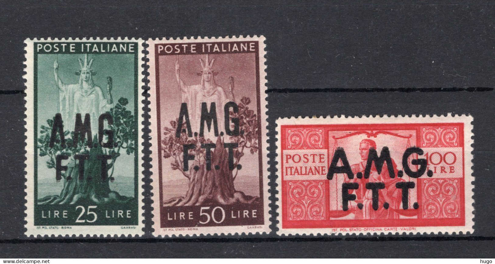 TRIESTE Zone A Yt. 15/17 MH 1947 - Mint/hinged