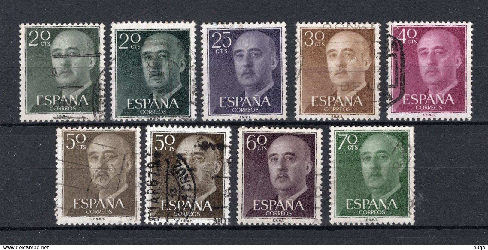 SPANJE Yt. 856/862° Gestempeld 1955-1958 - Used Stamps