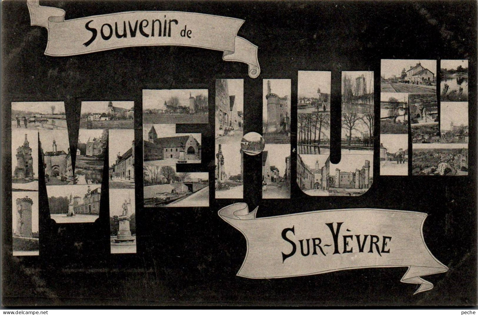 N°3081 W-cpa Souvenir De Mehun Sur Yèvre - Greetings From...