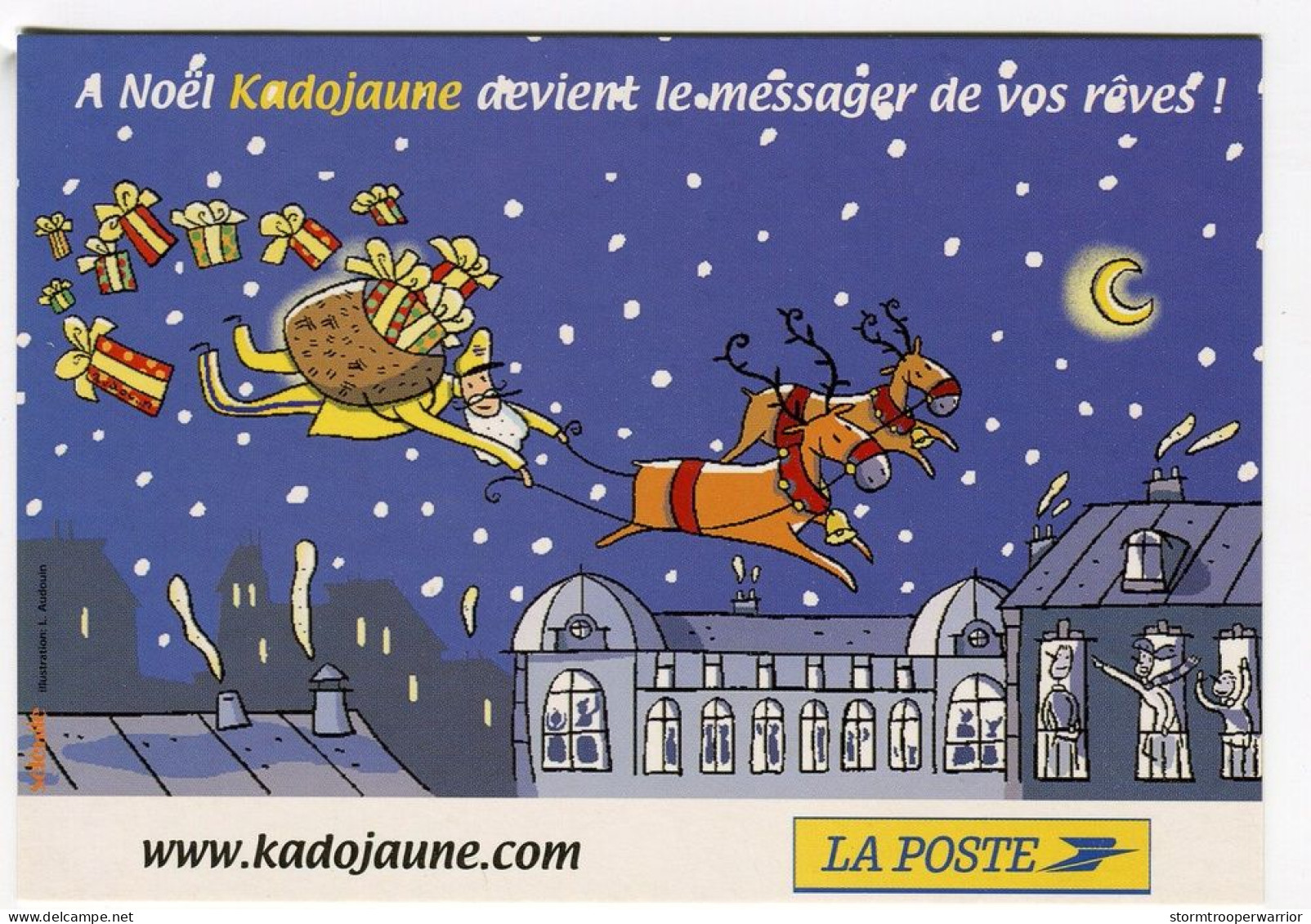 La Poste - A Noël Kadojaune Devient Le Messager De Vos Rêves - Poste & Postini