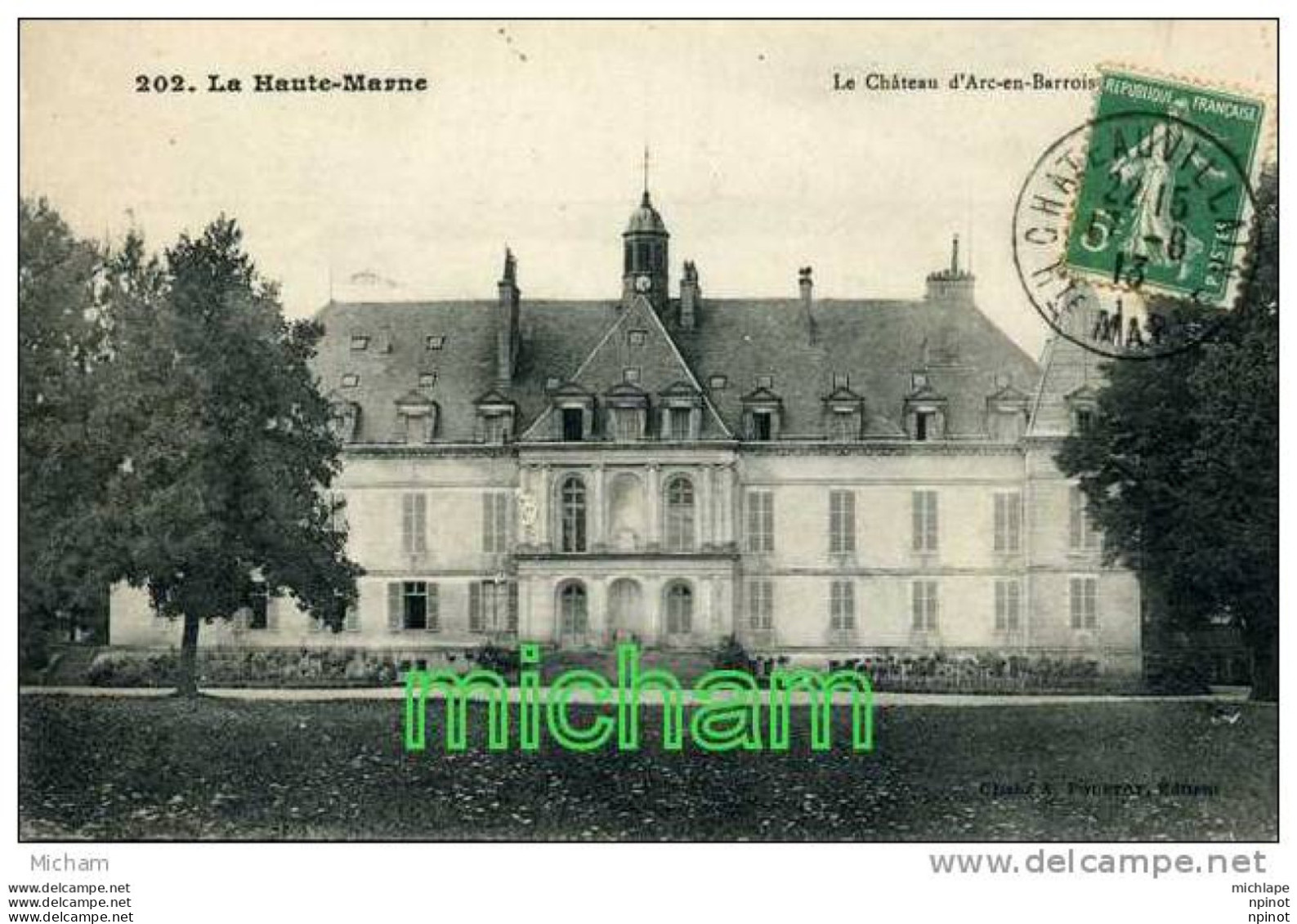 CPA  52   ARC  EN BARROIS  LE CHATEAU TB ETAT - Arc En Barrois