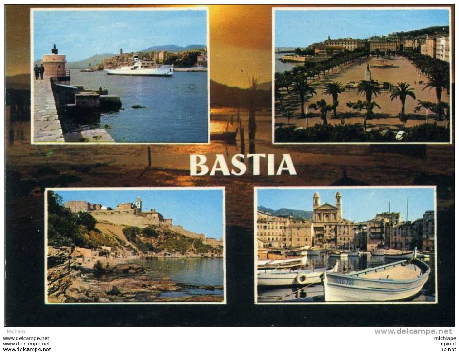 CPM 20 BASTIA  MULTIVUE      PARFAIT ETAT - Bastia