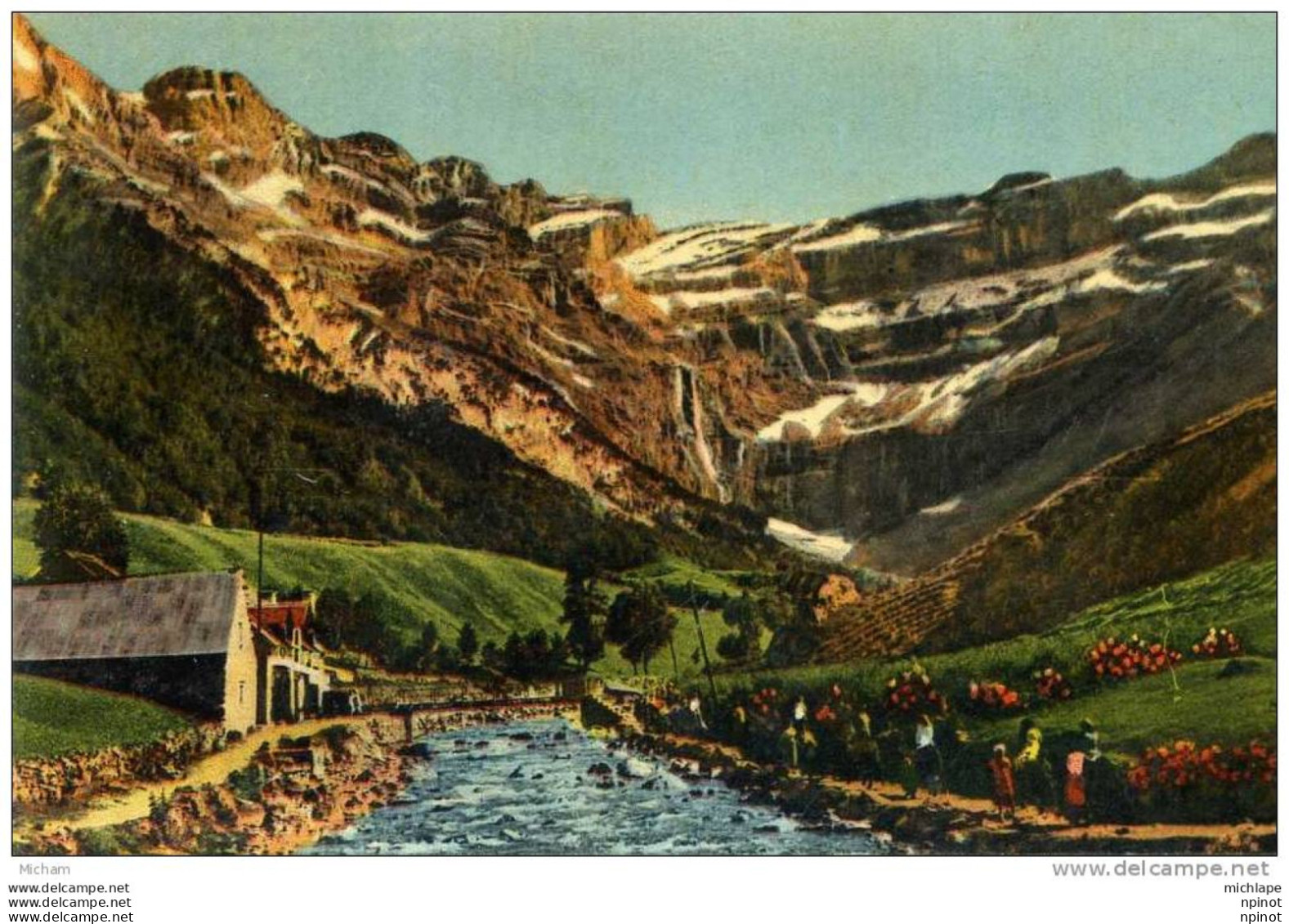 CPSM  65 GAVARNIE   LA CHAUMIERE  LE GAVE  PARFAIT ETAT - Gavarnie