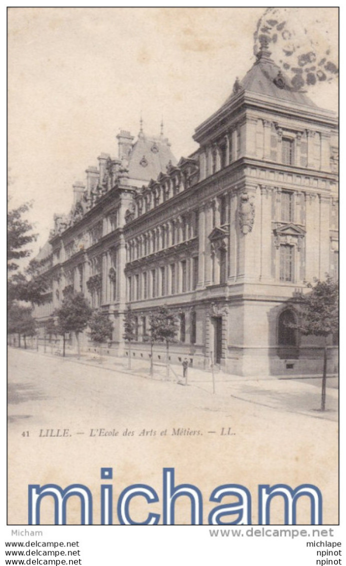 CPA  59   LILLE   ECOLE DES ARTS ET METIERS   PARFAIT ETAT - Lille