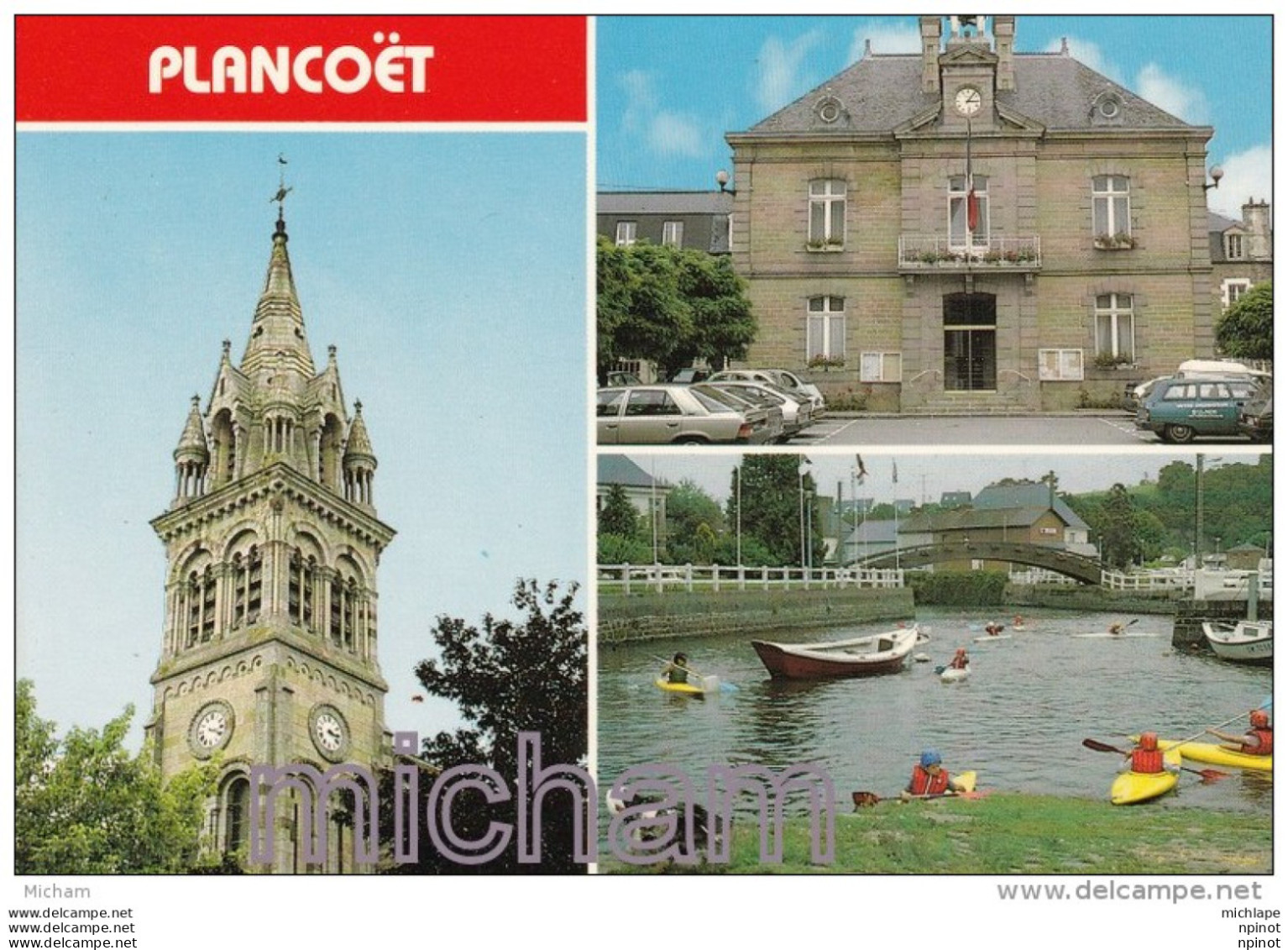 CPM 22 PLANCOET MULTIVUES   TB ETAT - Plancoët