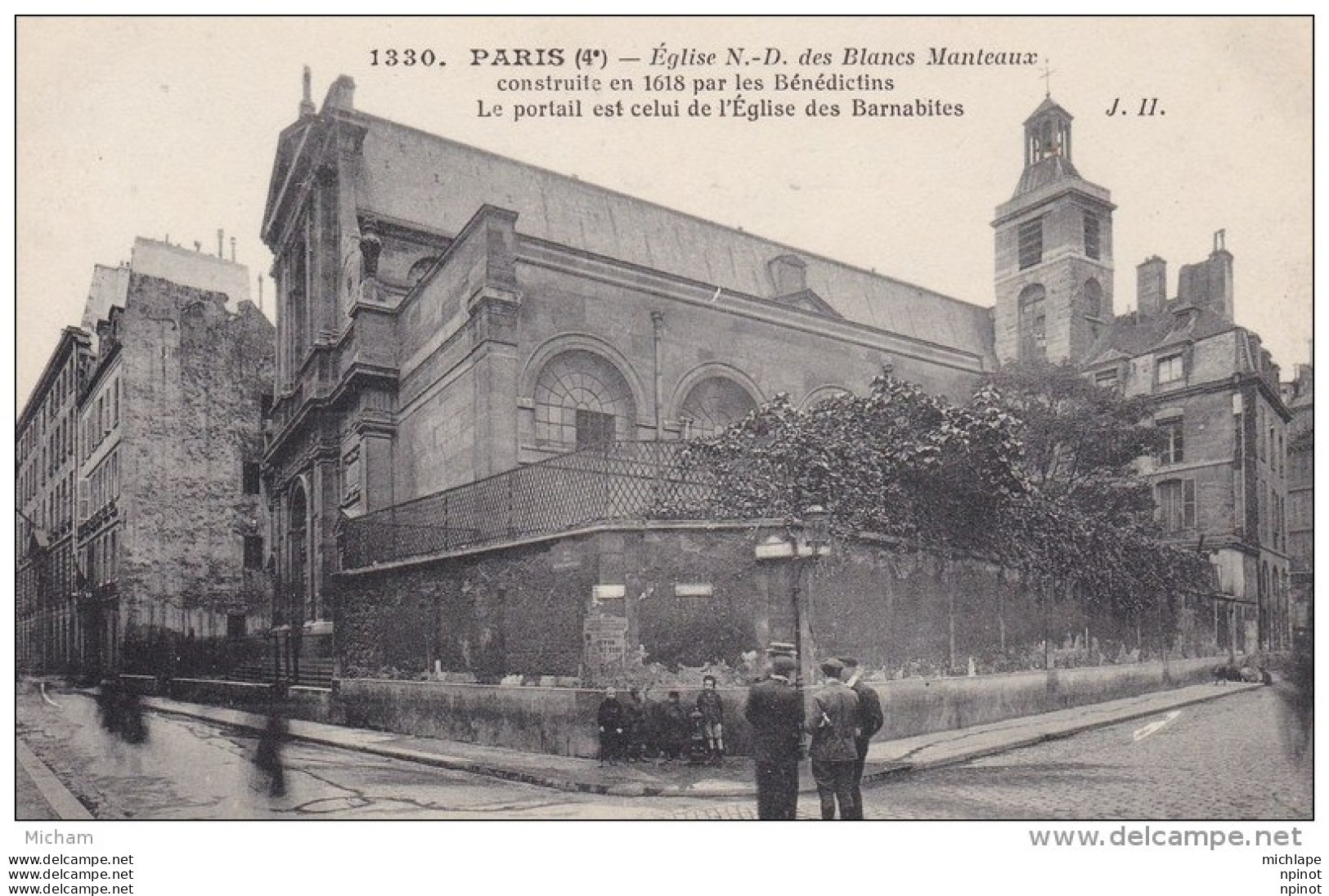 CPA    75 PARIS  4em  EGLISE N D  DES BLANCS MANTEAUX  TB ETAT - District 04