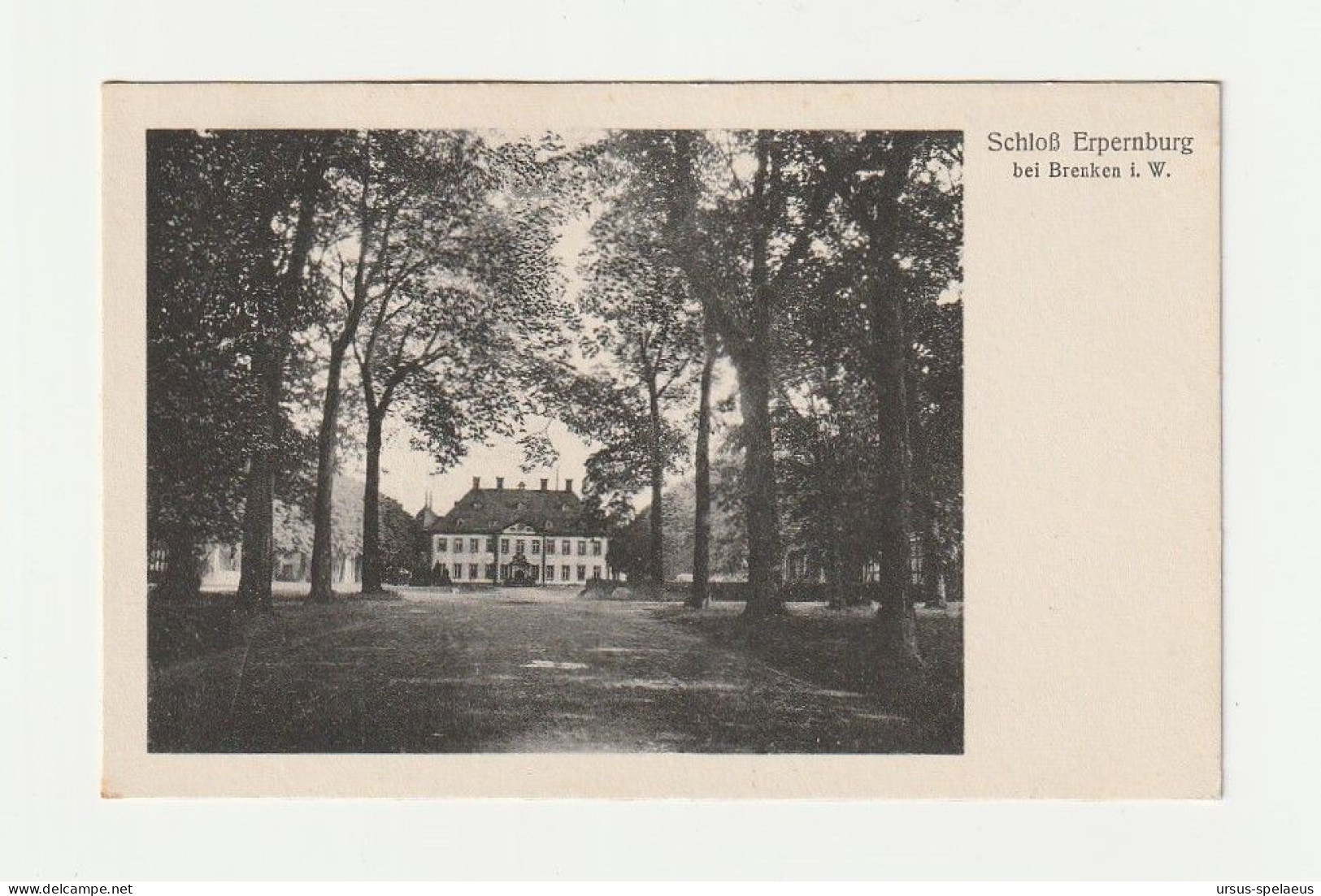 SCHLOSS ERPENBURG BEI BRENKEN I. W.   AK Ca. 1910 - Other & Unclassified